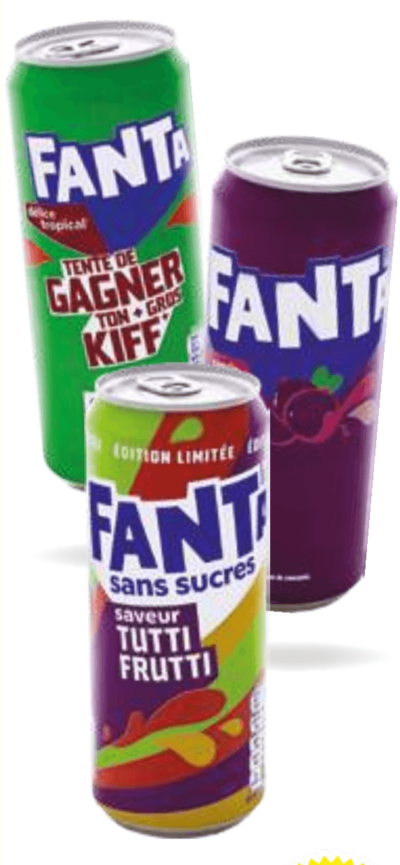 Gazirana pijača Fanta 0,33 l - Akcija v trgovini E.Leclerc