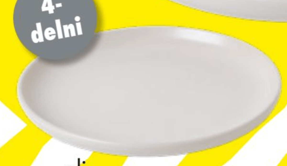 Krožnik Nordic pribl. 19 cm - Akcija v trgovini Tedi