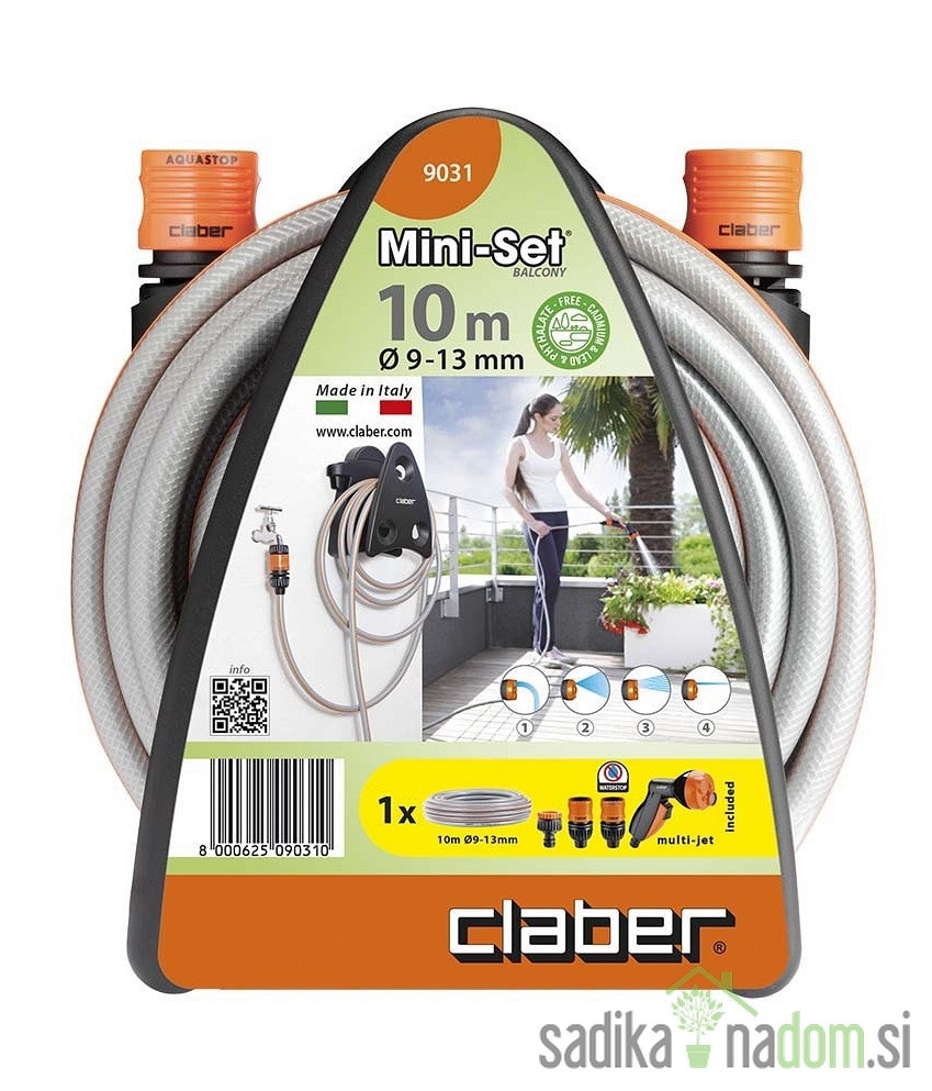 Garnitura za zalivanje Claber Mini Set Balcony - Akcija v trgovini Merkur