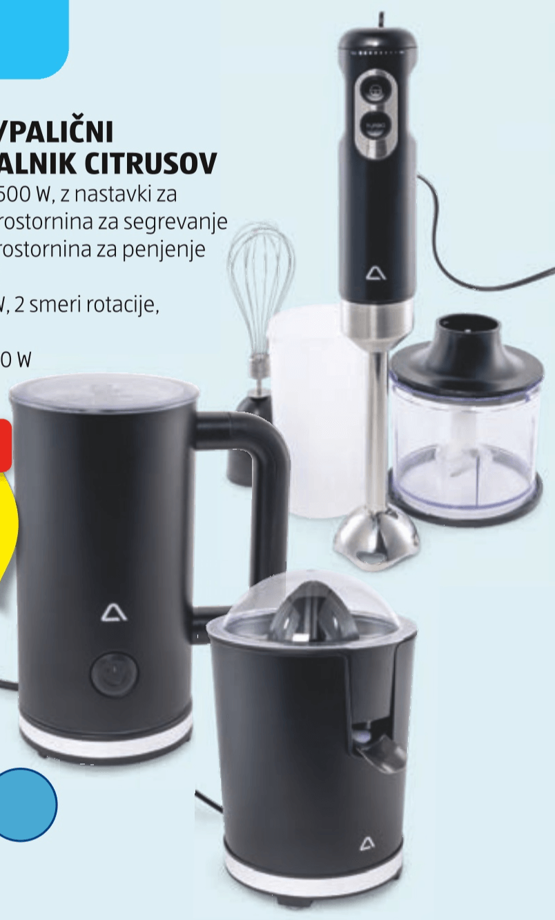 Ambiano Penilnik mleka/palični mešalnik/ožemalnik citrusov - Akcija u trgovini Hofer