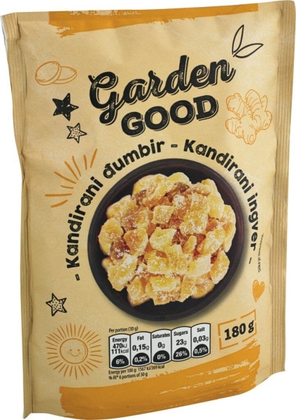 Garden Good Kandirani ingver 180 g - Akcija v trgovini Mercator