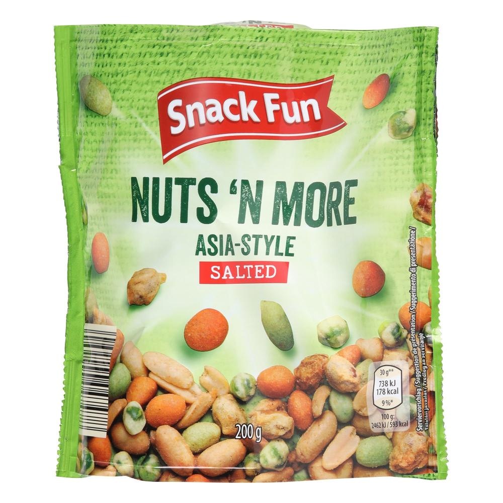 Snack Fun Nuts 'N More Asia-Style Salted 200 g - Akcija v trgovini Hofer