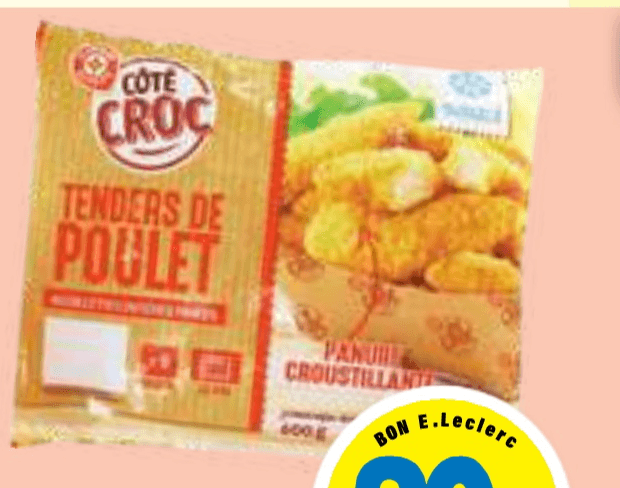 Panirane rezine piščanca 600 g - Akcija v trgovini E.Leclerc
