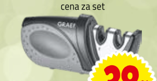 Brusilnik nožev Graef - Akcija v trgovini E.Leclerc
