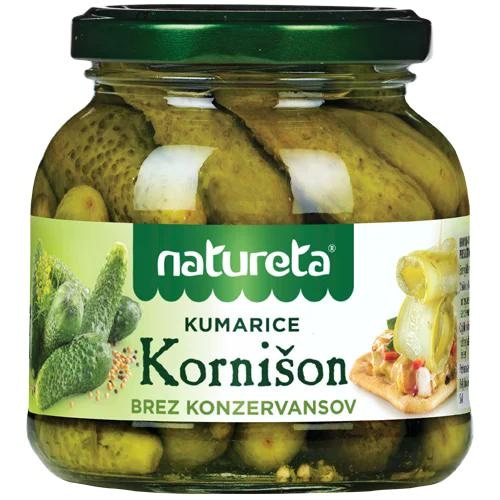 Kornišon kumarice ali gorčica NATURETA - Akcija v trgovini Spar