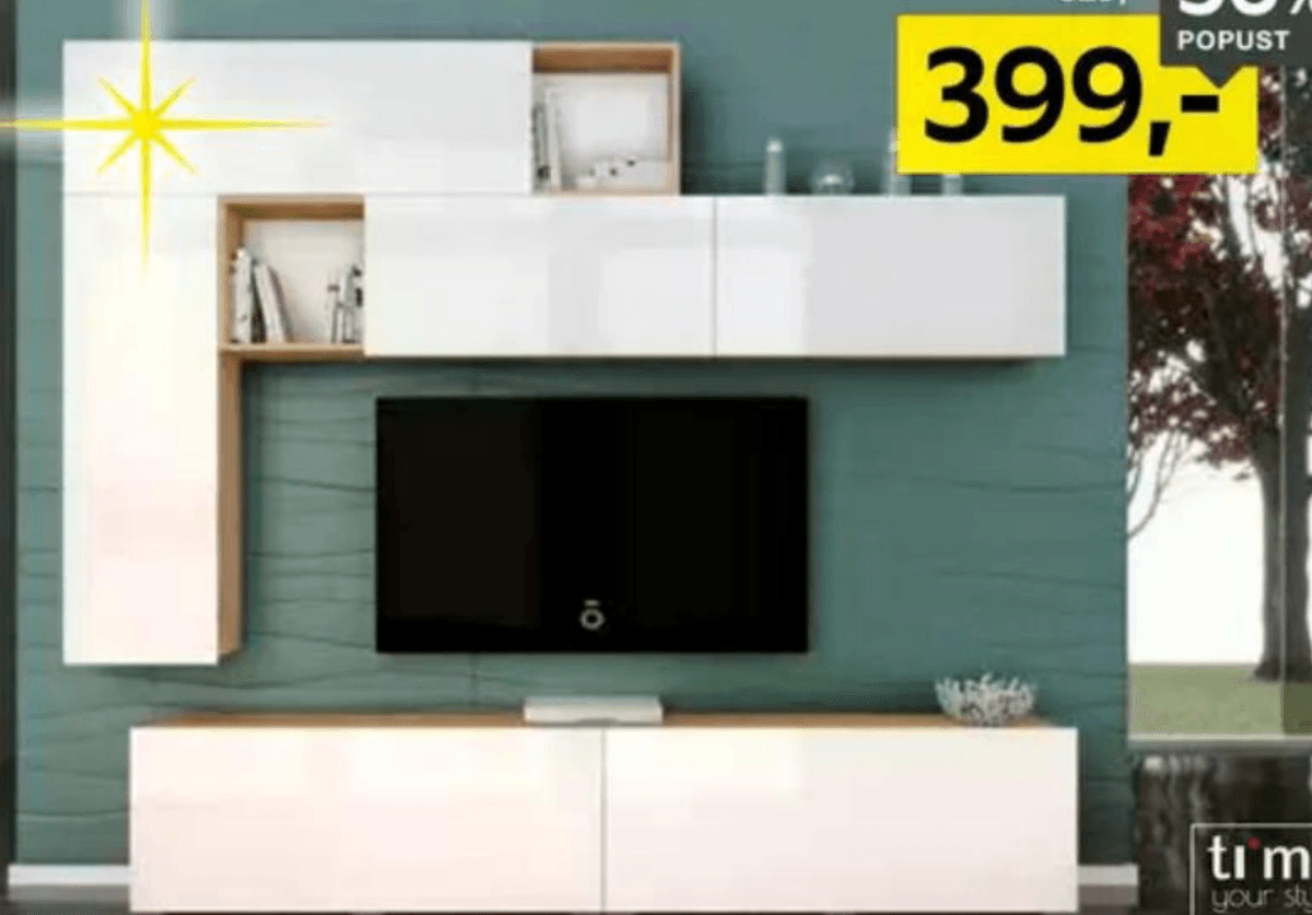 Dnevni regal ti me your style - Akcija v trgovini Lesnina