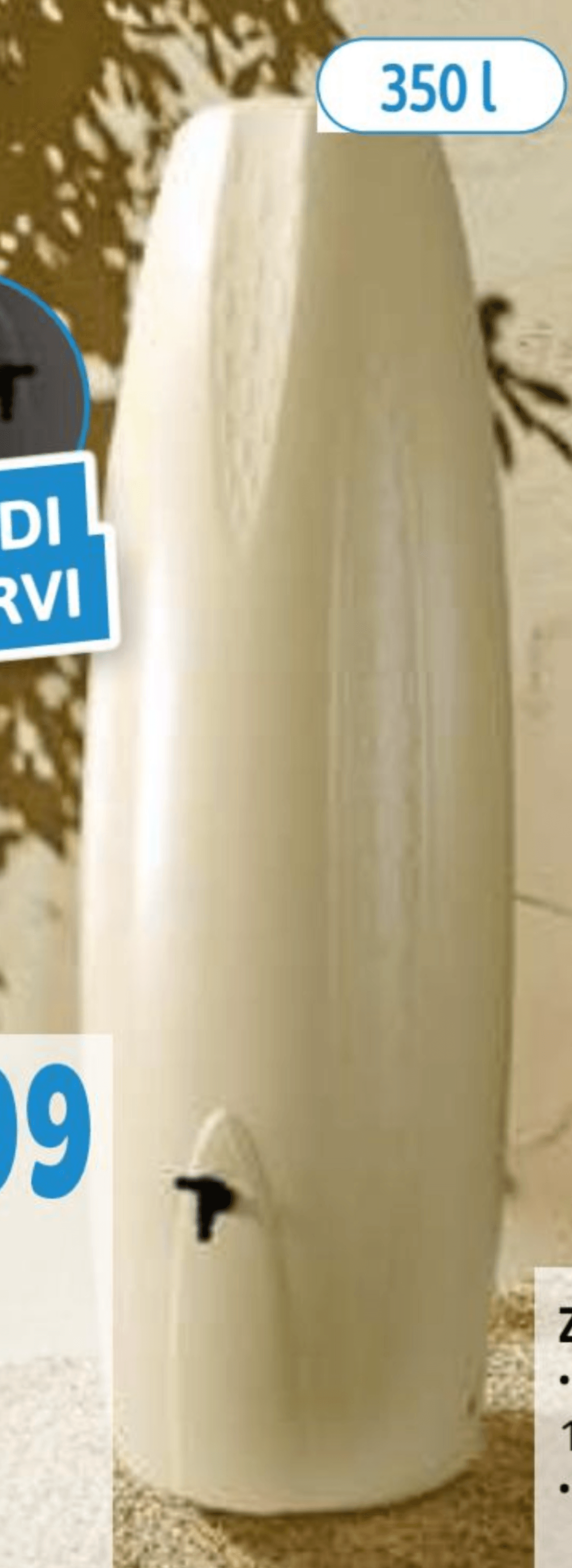 ZBIRALNIK VODE 350 l - Akcija v trgovini E.Leclerc