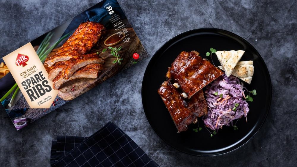 Svinjska rebra slow cooked selection 500 g Pik Vrbovec Plus - Akcija v trgovini Mercator