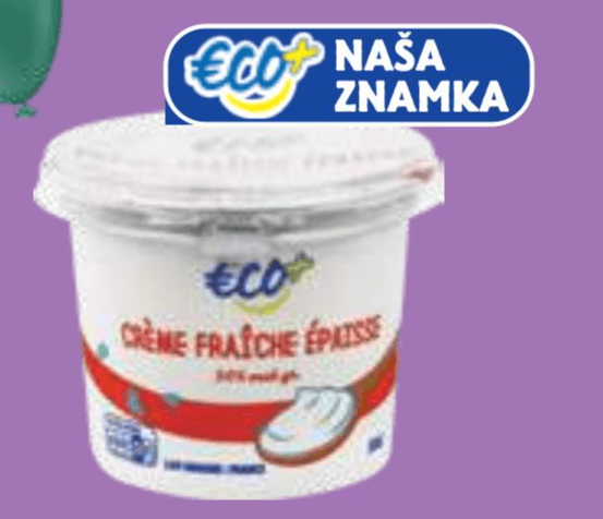 Gosta smetana Crème fraîche 500 ml ECO+ - Akcija v trgovini E.Leclerc
