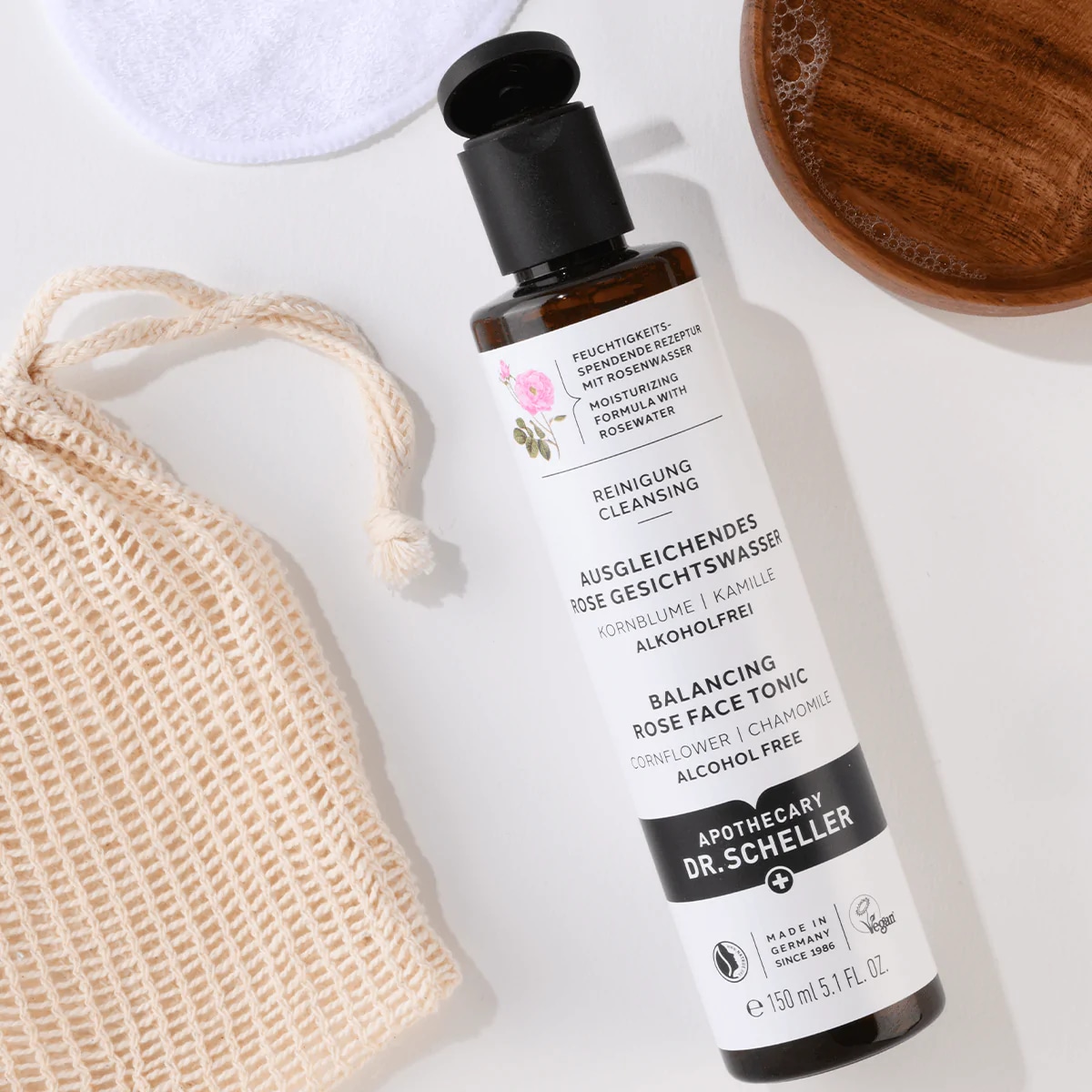 Dr. Scheller Rose tonik za obraz 150 ml DR.SCHELLER Akcija v trgovini Dm
