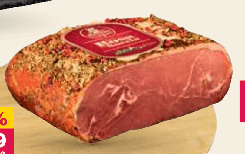 Delikatesni pršut z roza in zelenim poprom Renzini - Akcija v trgovini Mercator