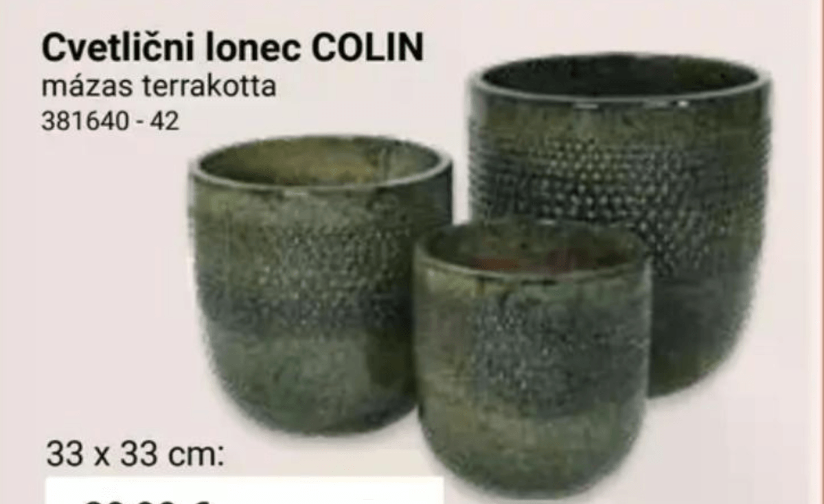 Cvetlični lonec Colin - Akcija v trgovini Pevex