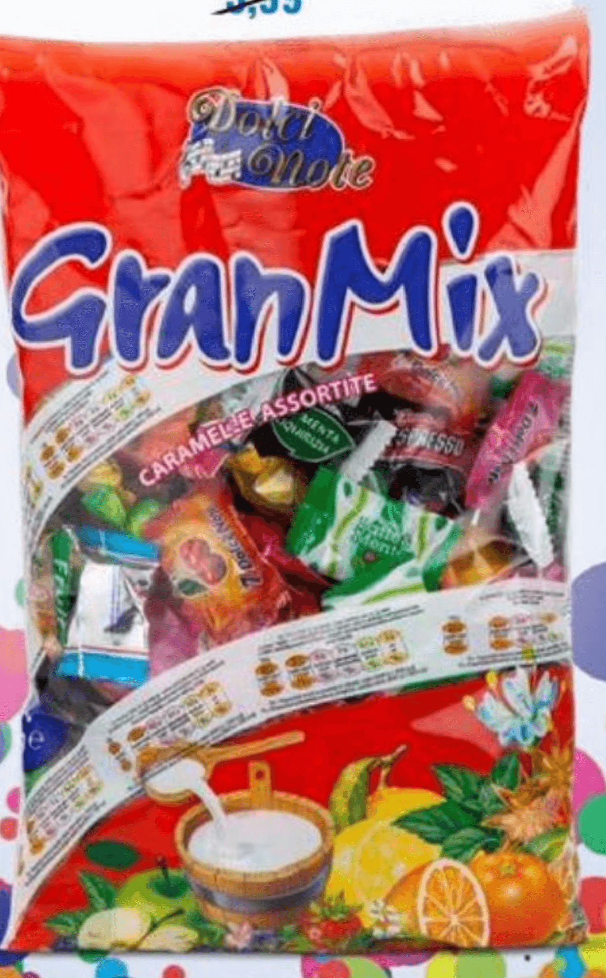 Dolci Note Mešani bonboni Gran Mix 1 kg - Akcija v trgovini Eurospin