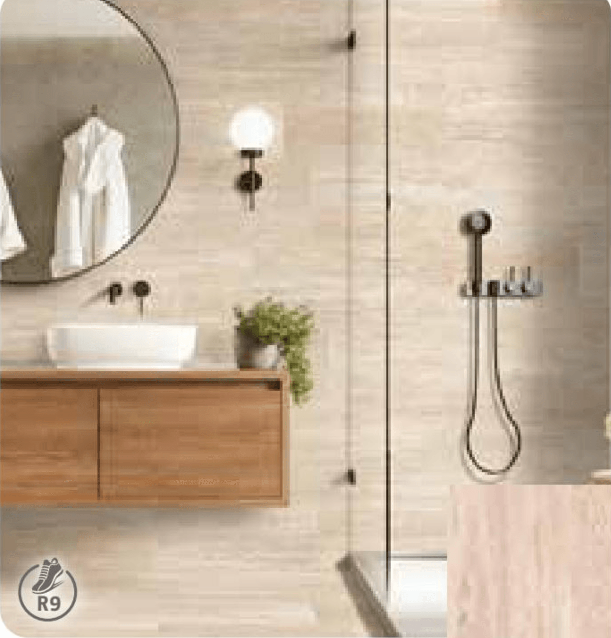 Talna ploščica 'New Travertino' - Akcija v trgovini Bauhaus