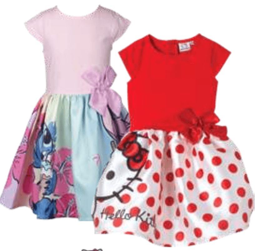 Dekliška obleka STITCH! Hello Kitty - Akcija v trgovini E.Leclerc
