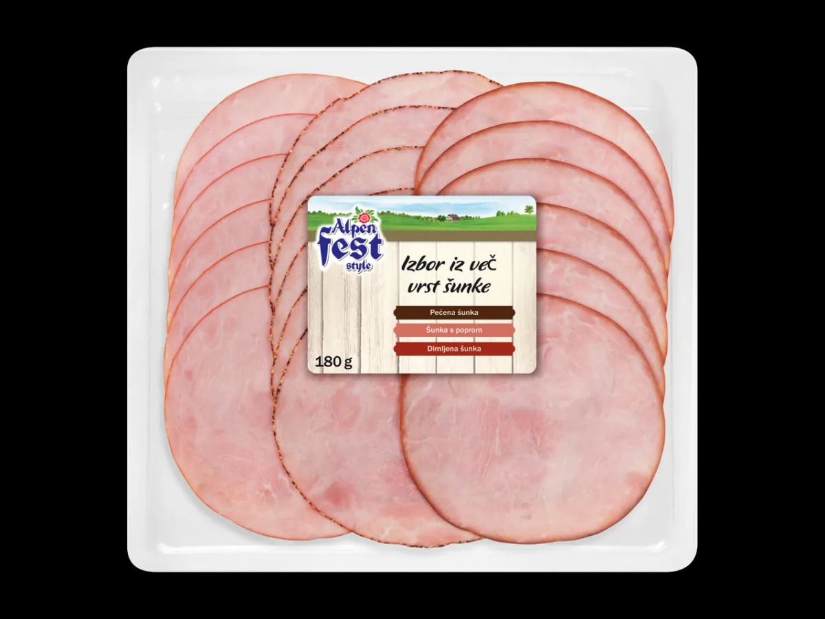 Alpenfest Izbor iz več vrst šunk 180 g - Akcija v trgovini Lidl