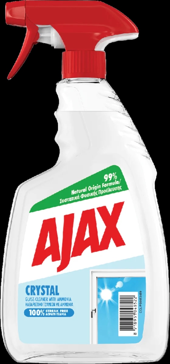 AJAX Crystal Clean čistilo za steklo 750 ml - Akcija v trgovini Dm