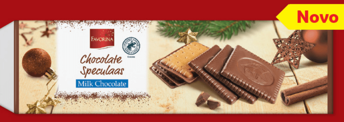 Favorina Masleni piškoti „Spekulatius“ s čokolado 125 g - Akcija v trgovini Lidl