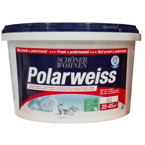 Notranja disperzijska barva 'Polarweiss' 5 l SCHÖNER WOHNEN - Akcija v trgovini Bauhaus