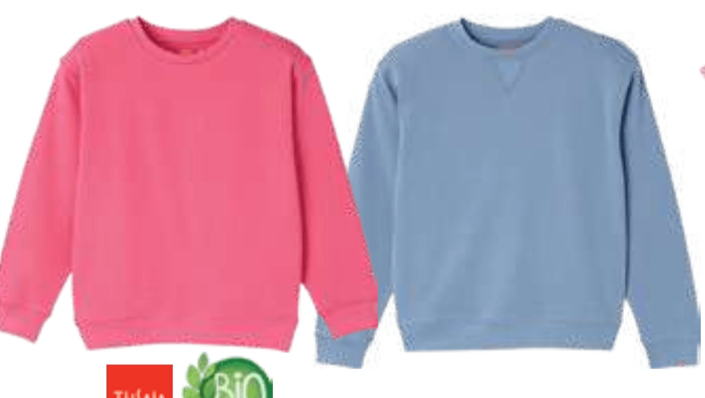 Deški ali dekliški pulover TISSAIA Basics - Akcija v trgovini E.Leclerc