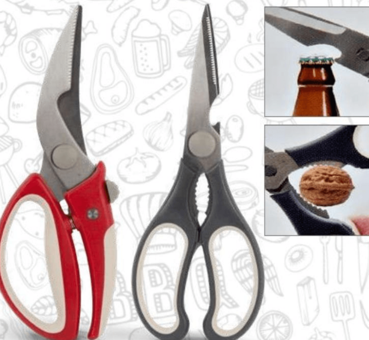 Škarje za perutnino/kuhinjske škarje - Akcija v trgovini Eurospin