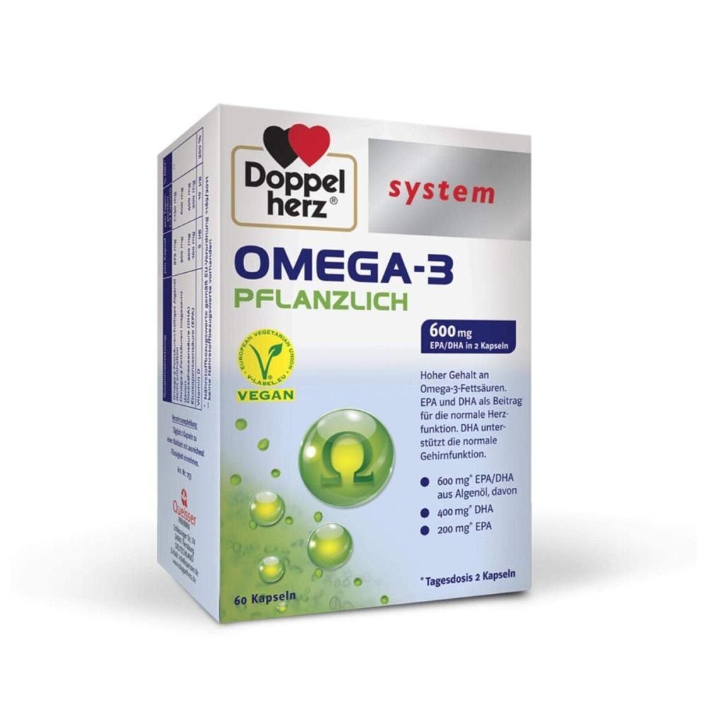 Doppelherz Omega 3 60 kapsul, 42.9 g - Akcija v trgovini Mueller
