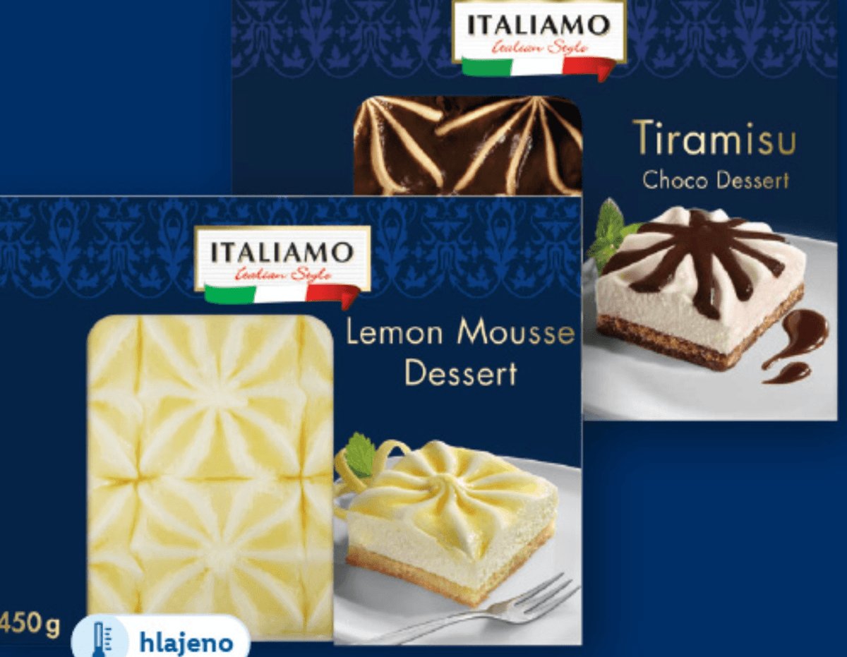 ITALIAMO Desert na italijanski način 450 g - Akcija v trgovini Lidl