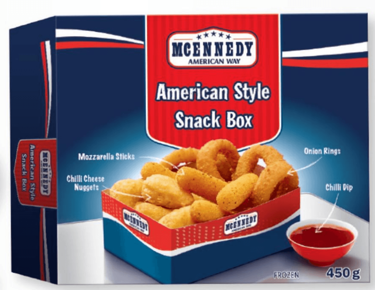 MCENNEDY American Style Snack Box 450 g - Akcija v trgovini Lidl