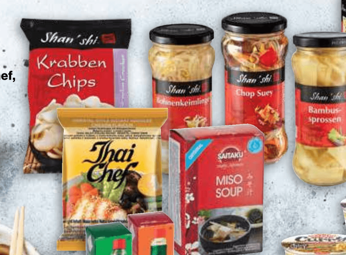 Izbrani izdelki Thai chef, Tabasco, Kikkoman, Shan'shi, Saitaku - Akcija v trgovini Mercator