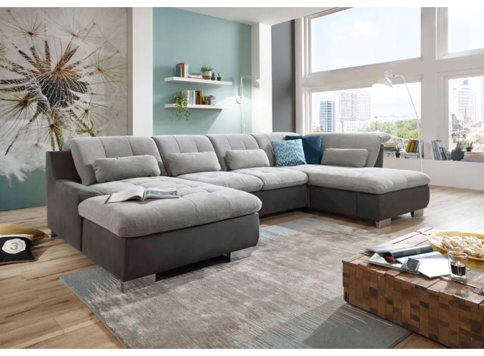 Kotna sedežna garnitura DAVINCI POLIPOL - Akcija v trgovini Harvey Norman