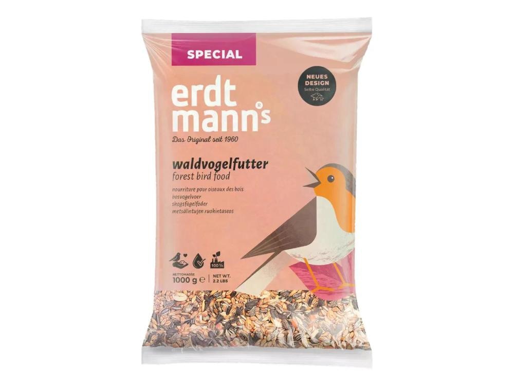 Izbor hrane za ptice Erdtmann's - Akcija v trgovini Lidl