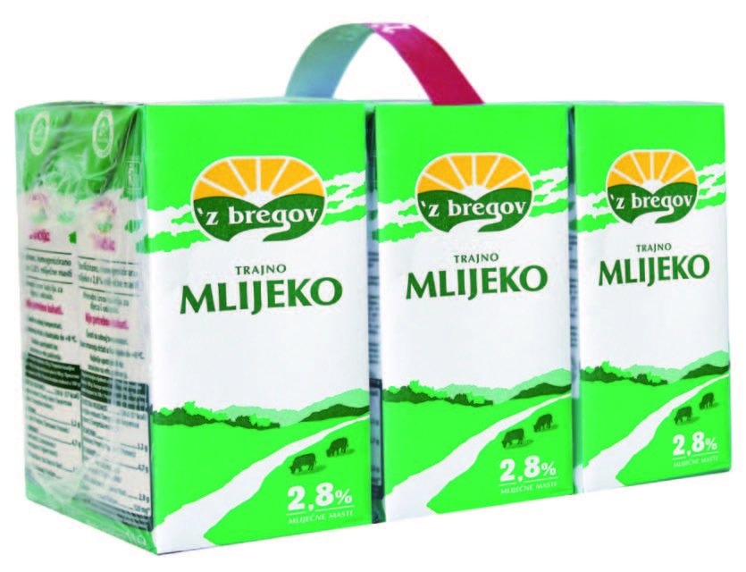 'Z BREGOV Trajno mleko 6 x 1 l - Akcija v trgovini Lidl