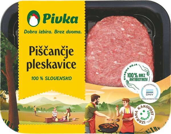 Piščančji čevapčiči ali pleskavice 400 g - Akcija v trgovini E.Leclerc