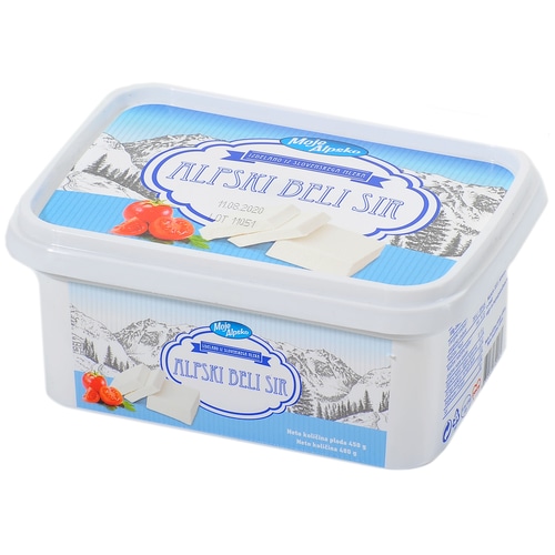 Moje alpsko Alpski beli sir 450 g - Akcija v trgovini Jager