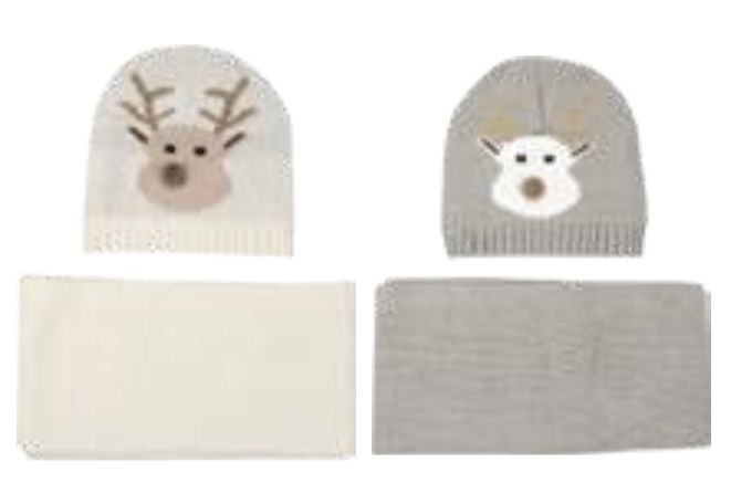 Otroški komplet: kapa + šal - Akcija v trgovini E.Leclerc