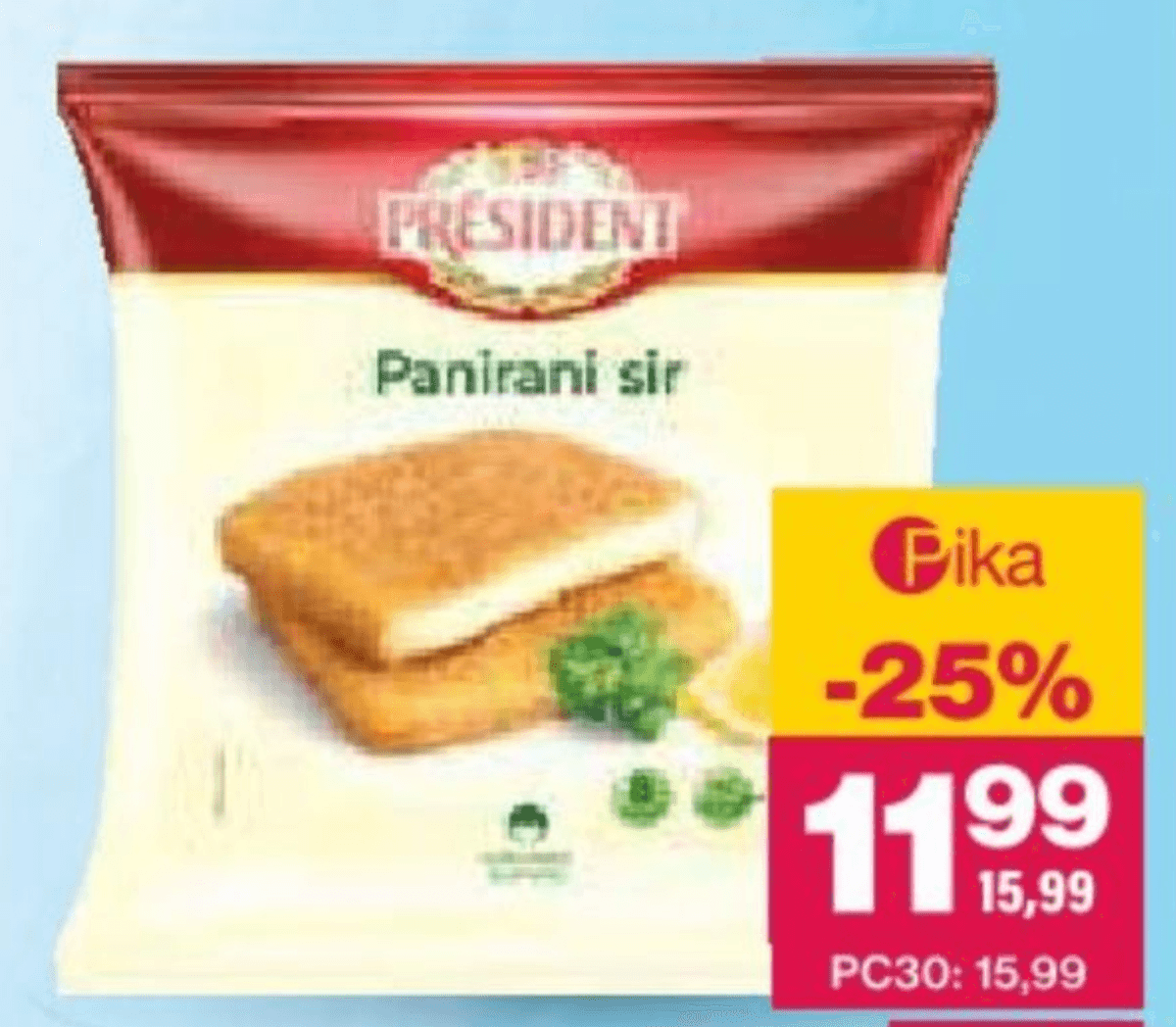 Paniran sir Mu Cuisine 800 g - Akcija v trgovini Mercator