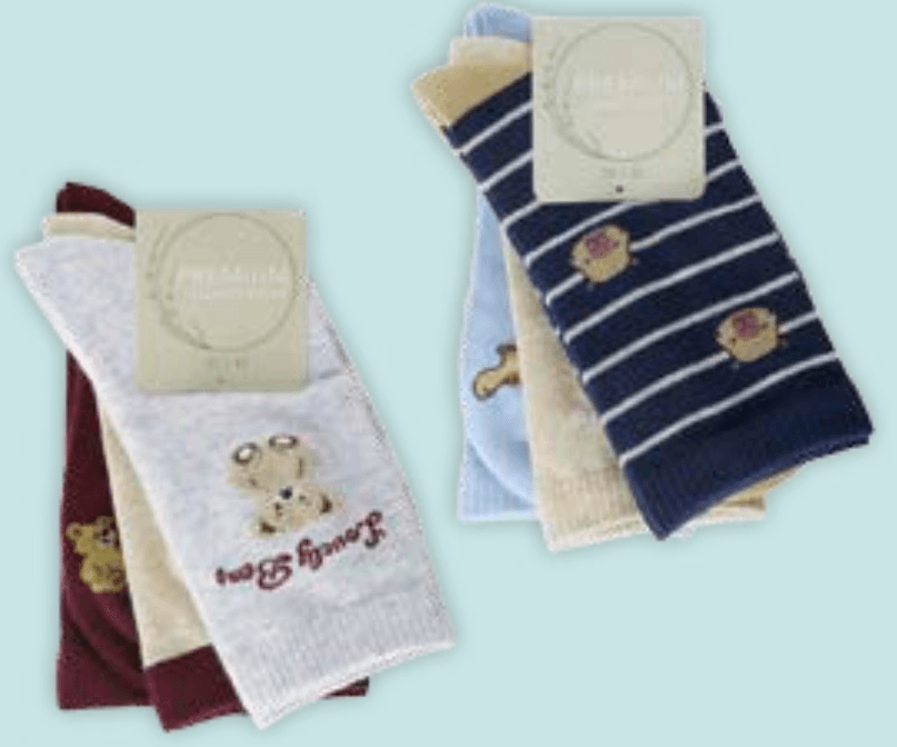 Ženske nogavice Teddy ali Kapibara 3 kos - Akcija v trgovini Mueller