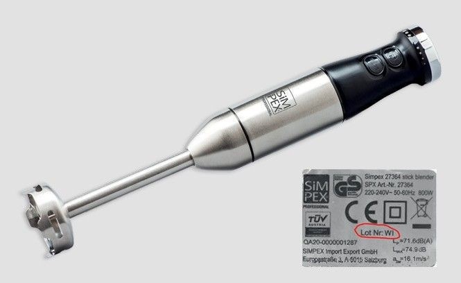 Simpex Basic stoječi mešalnik Akcija u trgovini Spar