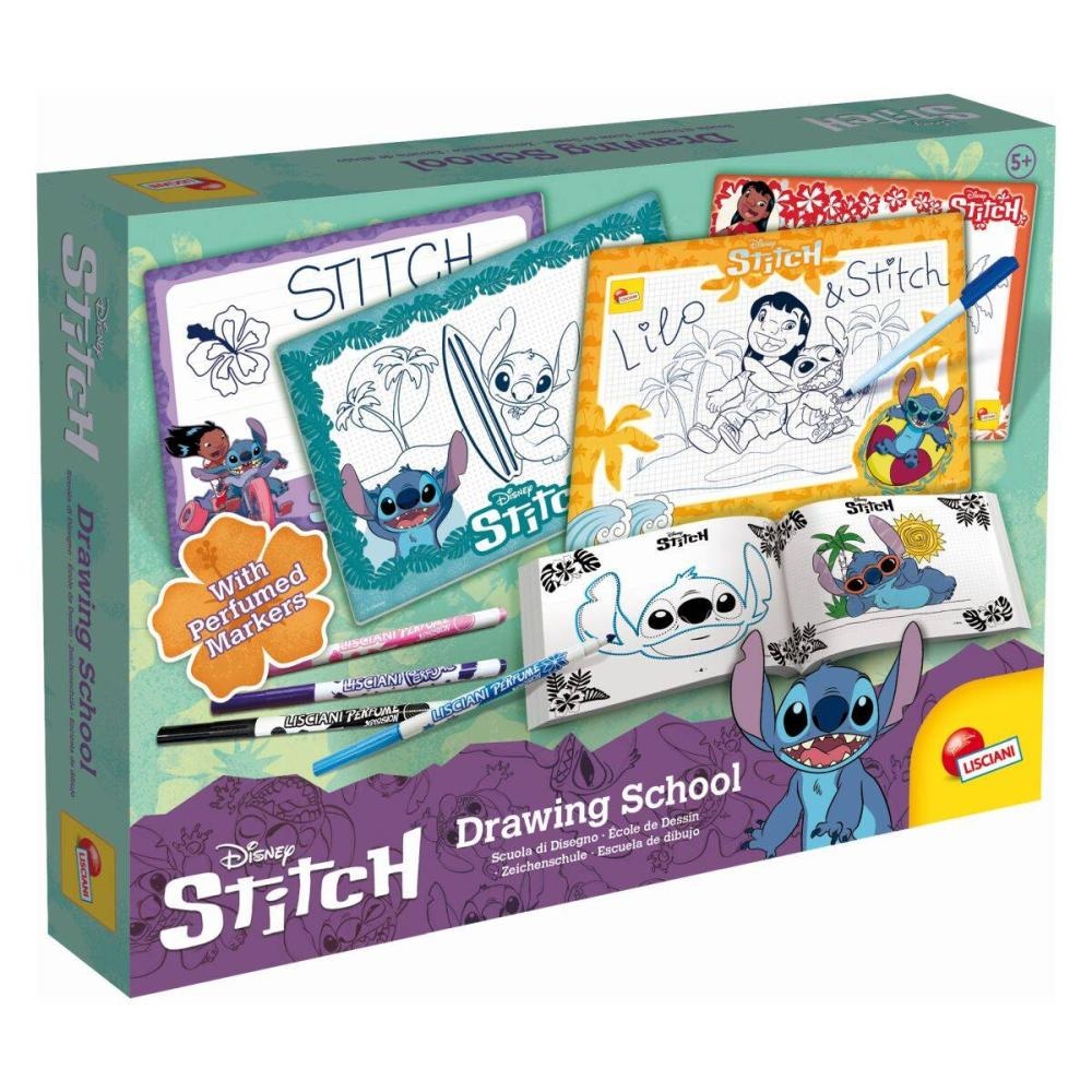 Stitch Šola risanja z dišečimi markerji - Akcija v trgovini Spar