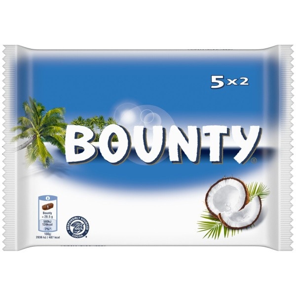 Bounty 285 g (5 x 57 g) Akcija v trgovini Mercator