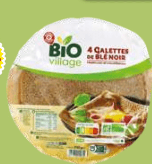 AJDOVE PALAČINKE BIO 200 g Bio village - Akcija v trgovini E.Leclerc