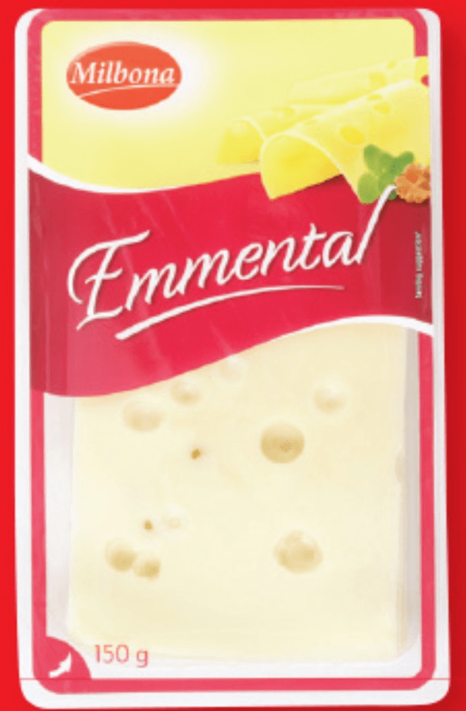 MILBONA Sir Ementalec 150 g - Akcija u trgovini Lidl