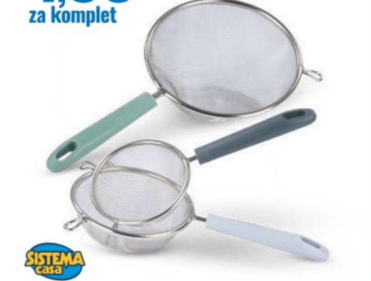 Komplet 2 cedil Sistema Casa - Akcija v trgovini Eurospin