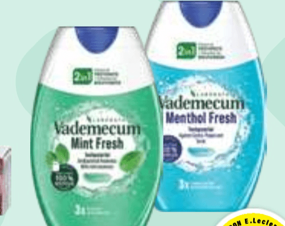 Vademecum Zobna pasta 2v1 75 ml - Akcija v trgovini E.Leclerc
