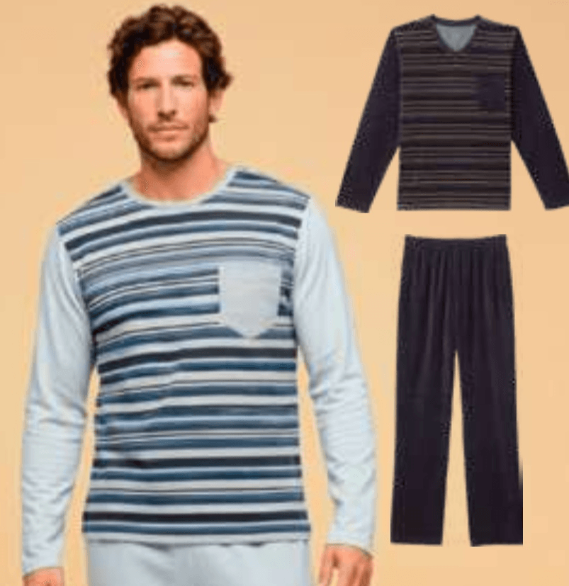 Moška pižama iz velurja - Akcija v trgovini E.Leclerc