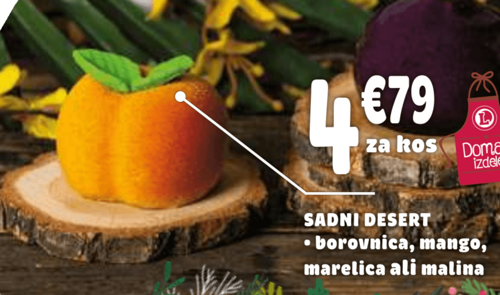 Sadni desert - Akcija v trgovini E.Leclerc