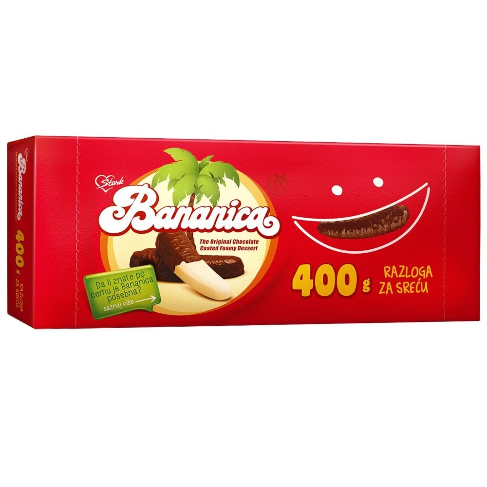 Choco Bananas Čokoladne bananice 400 g (16 x 25 g) - Akcija v trgovini Eurospin