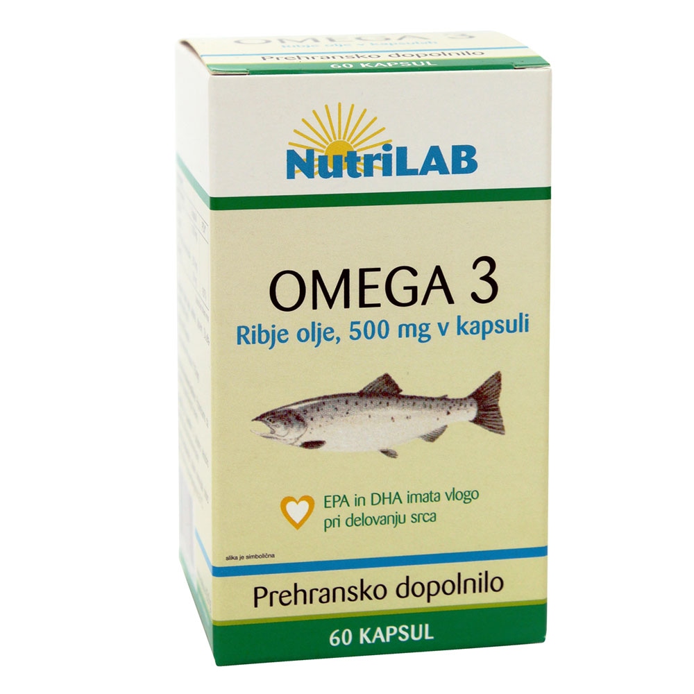 NutriLAB Omega 3 60 kapsul - Akcija v trgovini Dm