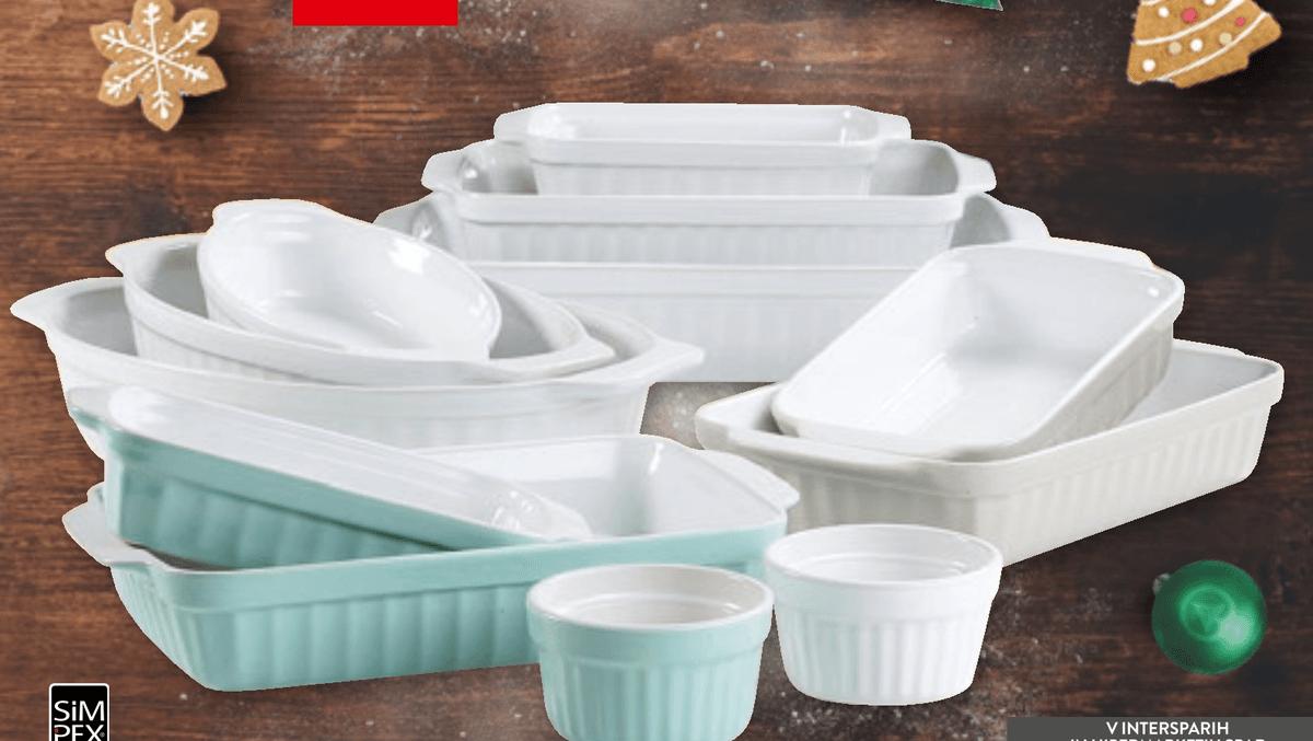 Keramični pekači Simpex Color - Akcija v trgovini Spar