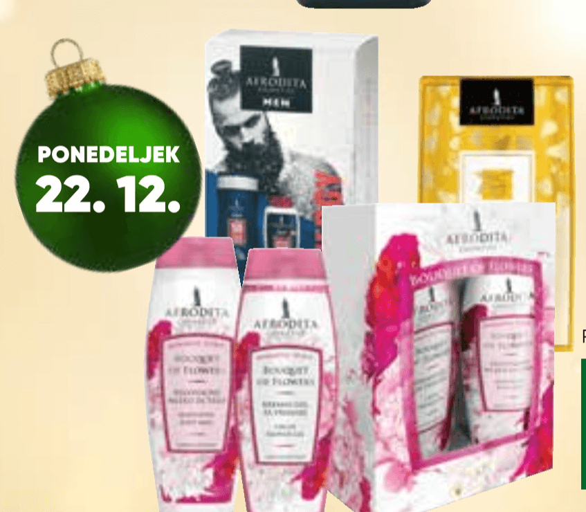 Darilni set Afrodita - Akcija v trgovini Tuš